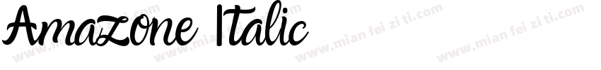 Amazone Italic字体转换